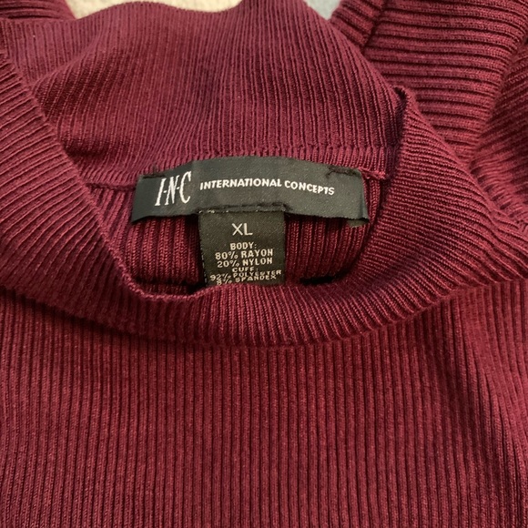 Velvet sleeve sweater - Picture 4 of 5